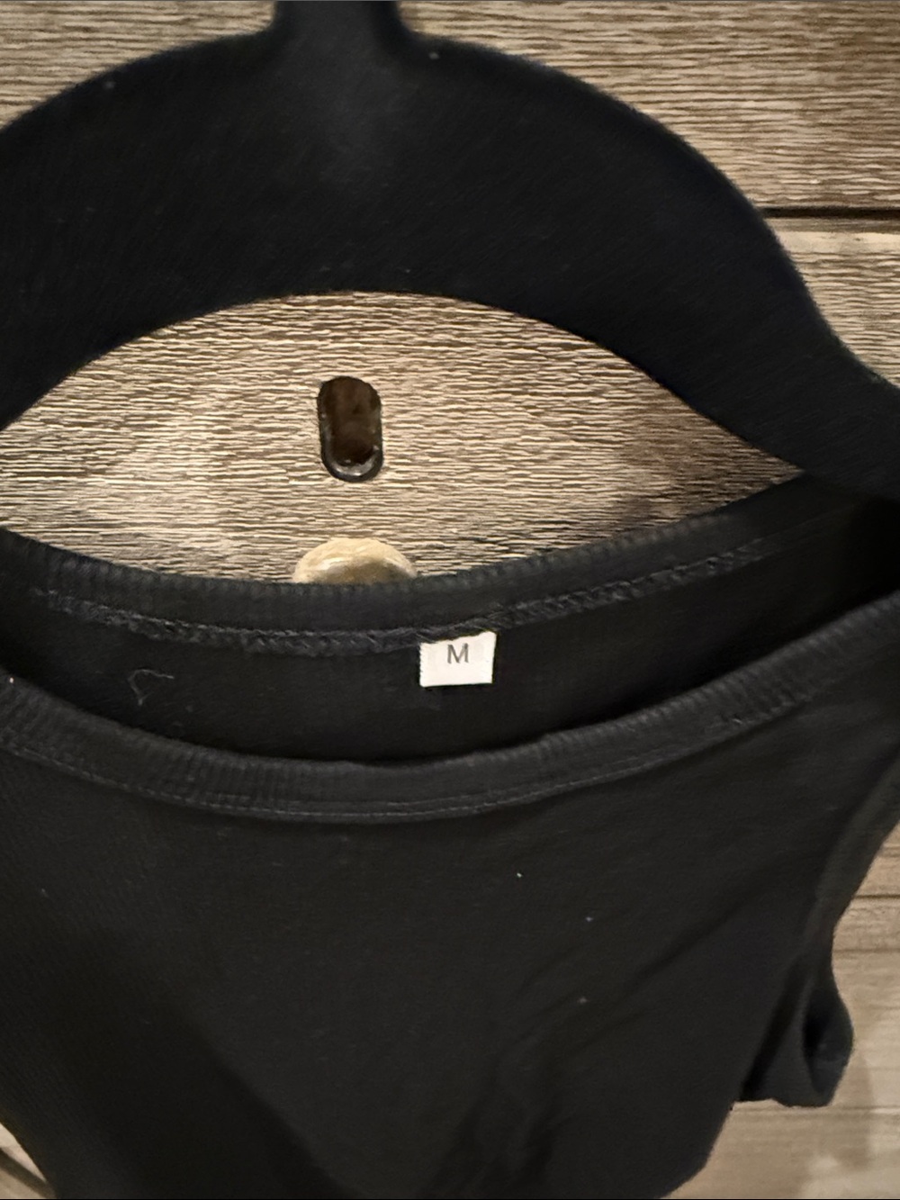 Amazon Black Ribbed Tank Top - Picture 3 of 3